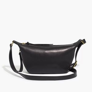 Madewell The Leather Mini Sling Bag black